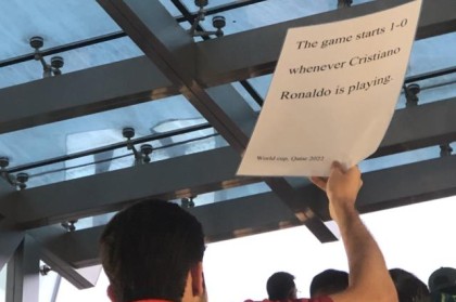 C罗失意夜：被韩国球迷喊梅西，乌龙助攻，全场最差